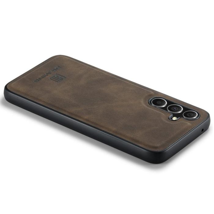 DG.MING - DG.MING Samsung Galaxy A35 5G Skal Läder+PC+TPU Kaffe