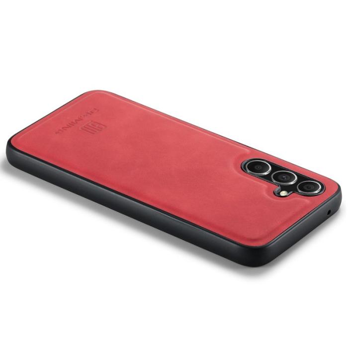 DG.MING - DG.MING Samsung Galaxy A35 5G Skal Läder+PC+TPU Röd