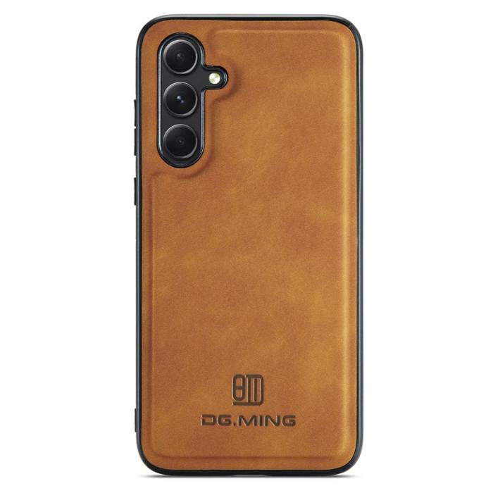 DG.MING - DG.MING Samsung Galaxy A36 5G Skal PU Läder Brun