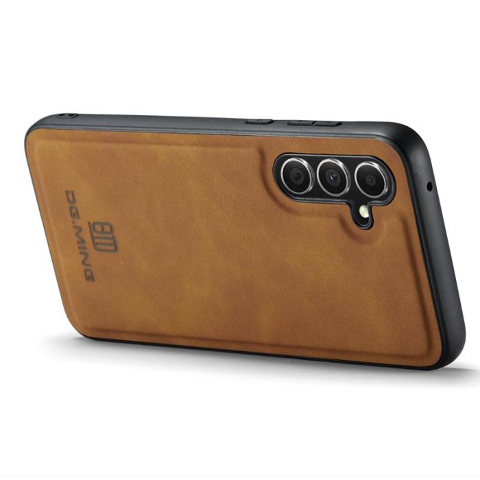 DG.MING - DG.MING Samsung Galaxy A36 5G Skal PU Läder Brun