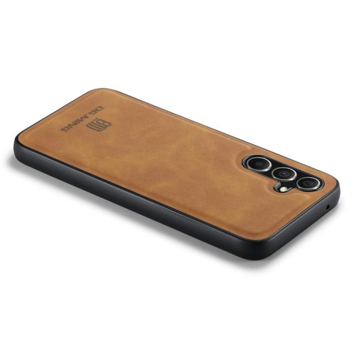 DG.MING - DG.MING Samsung Galaxy A36 5G Skal PU Läder Brun