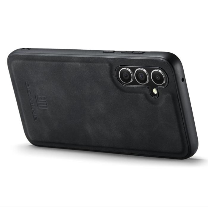 DG.MING - DG.MING Samsung Galaxy A36 5G Skal PU Läder Svart