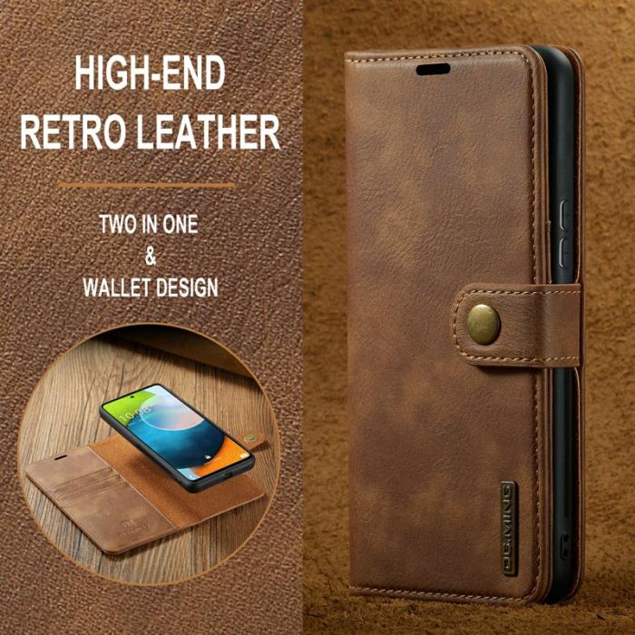 DG.MING - DG.MING Samsung Galaxy A53 5G Flip Wallet Case Brown