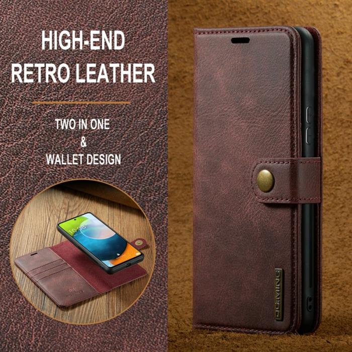DG.MING - DG.MING Samsung Galaxy A53 5G Flip Wallet Case Röd