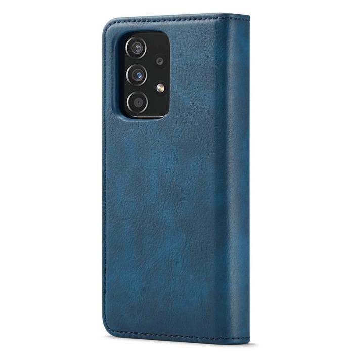 DG.MING - DG.MING Samsung Galaxy A53 5G Fodral Läder Flip Wallet Blå