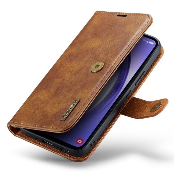 DG.MING - DG.MING Samsung Galaxy A54 5G Fodral Ställ Magnetisk Brun