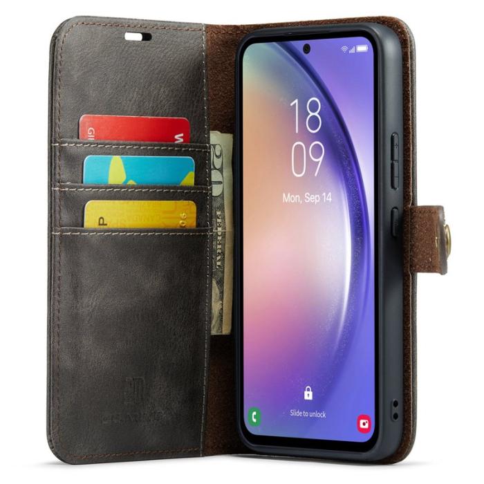 DG.MING - DG.MING Samsung Galaxy A54 5G Fodral Ställ Magnetisk Grå