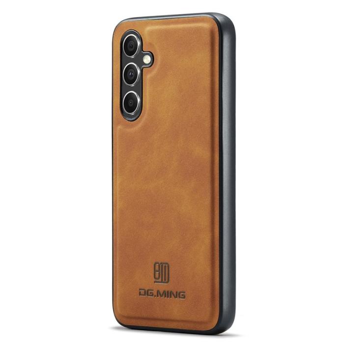 DG.MING - DG.MING Samsung Galaxy A54 5G Skal PC TPU PU Skydd Brown
