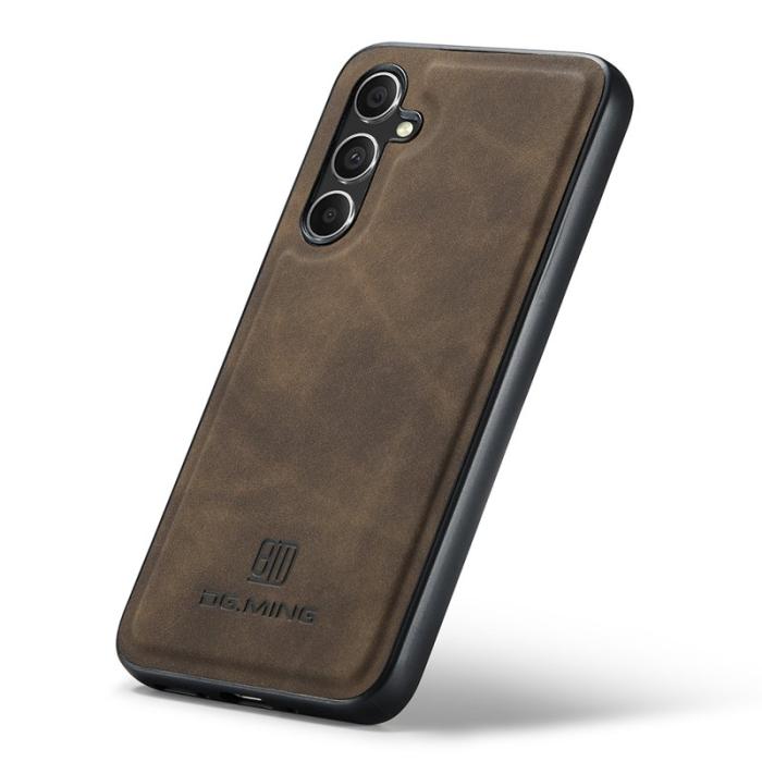 DG.MING - DG.MING Samsung Galaxy A54 5G Skal PC TPU PU Skydd - Kaffe