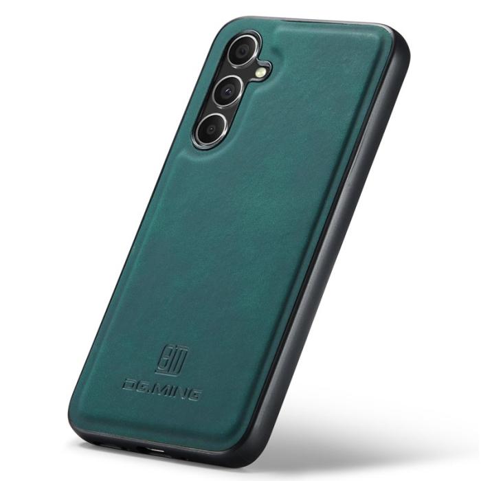 DG.MING - DG.MING Samsung Galaxy A55 5G Skal PU Läder Grön