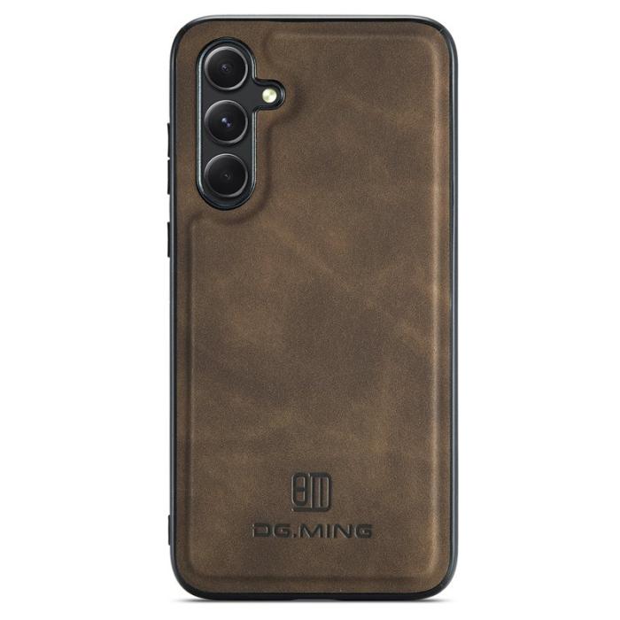 DG.MING - DG.MING Samsung Galaxy A56 5G Skal PU Läder Kaffe