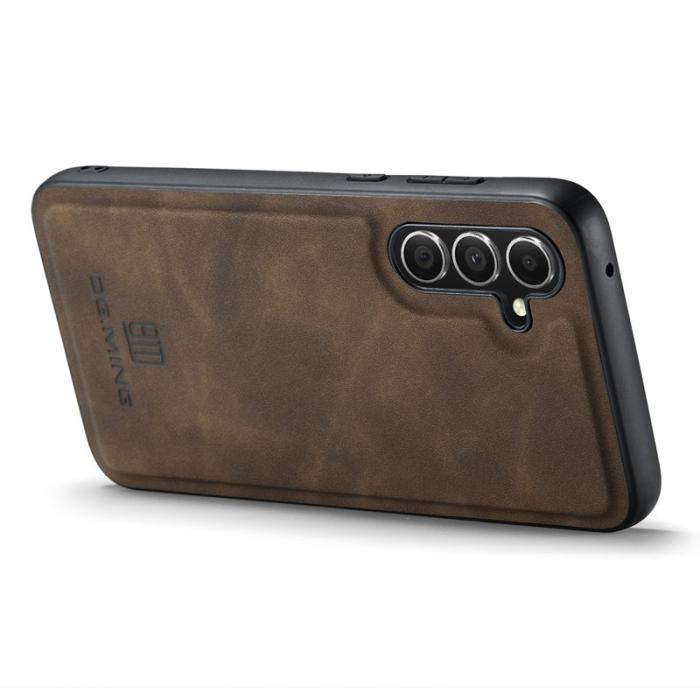 DG.MING - DG.MING Samsung Galaxy A56 5G Skal PU Läder Kaffe
