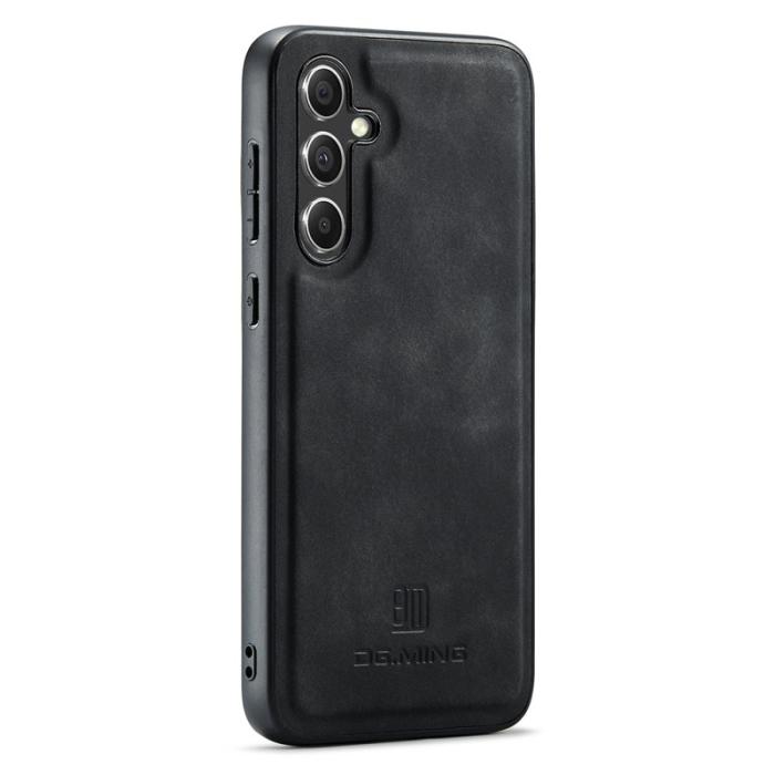 DG.MING - DG.MING Samsung Galaxy A56 5G Skal PU Läder Svart