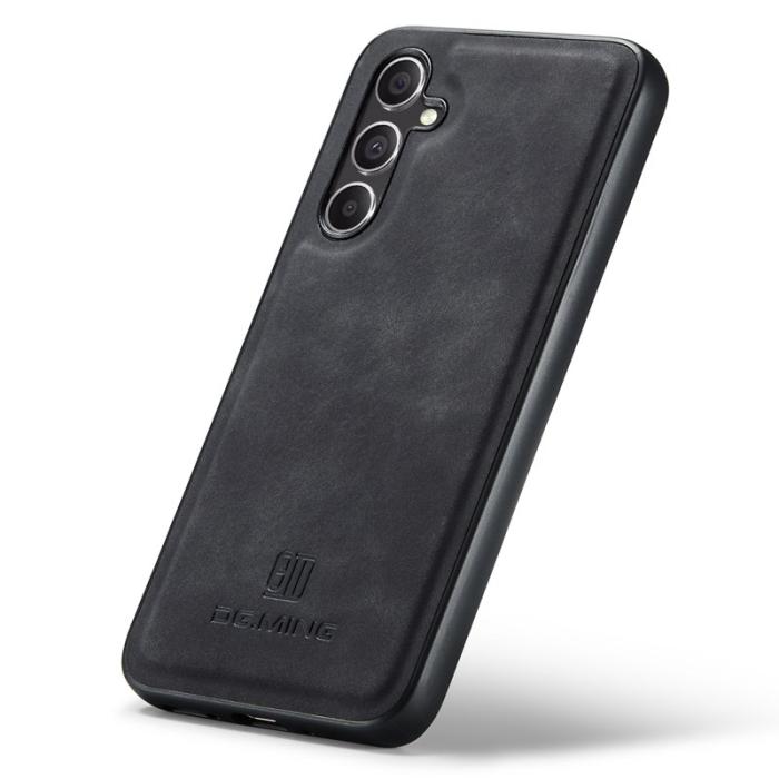 DG.MING - DG.MING Samsung Galaxy A56 5G Skal PU Läder Svart