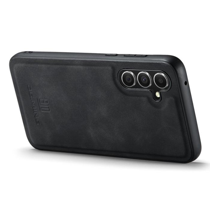 DG.MING - DG.MING Samsung Galaxy A56 5G Skal PU Läder Svart