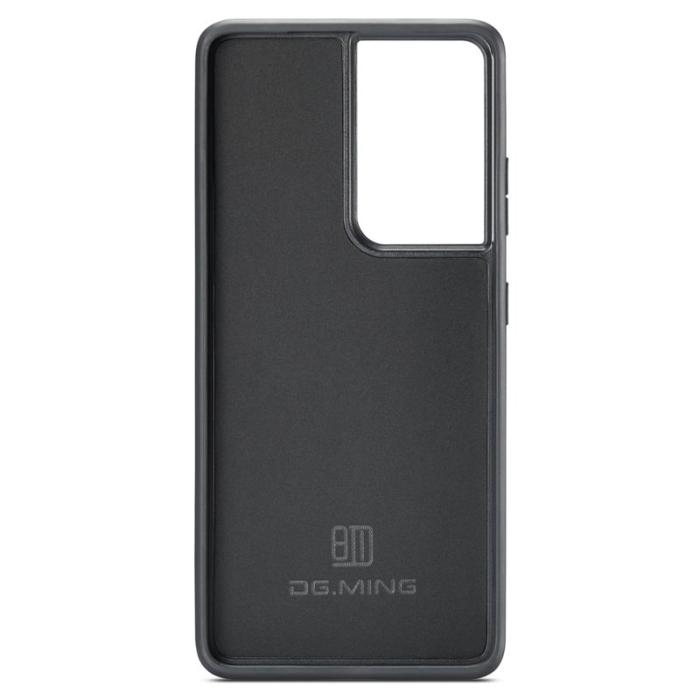 DG.MING - DG.MING Samsung Galaxy S21 Ultra 5G Skal Läder Coated Kaffe