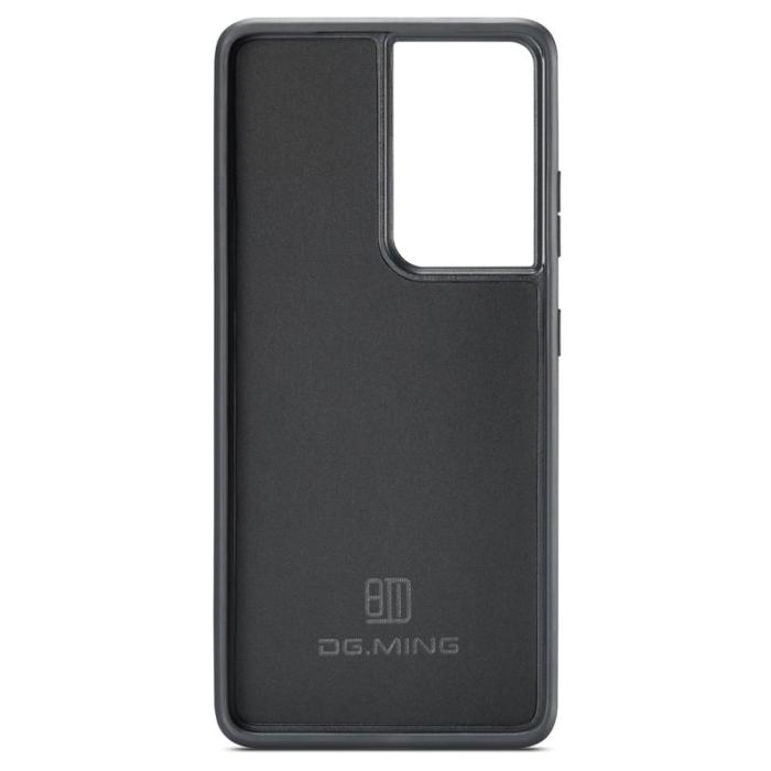 DG.MING - DG.MING Samsung Galaxy S21 Ultra Fodral Läder Svart