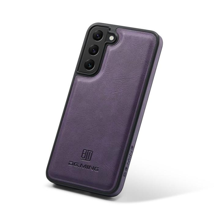 DG.MING - DG.MING Samsung Galaxy S22+ Fodral PU Läder Lila