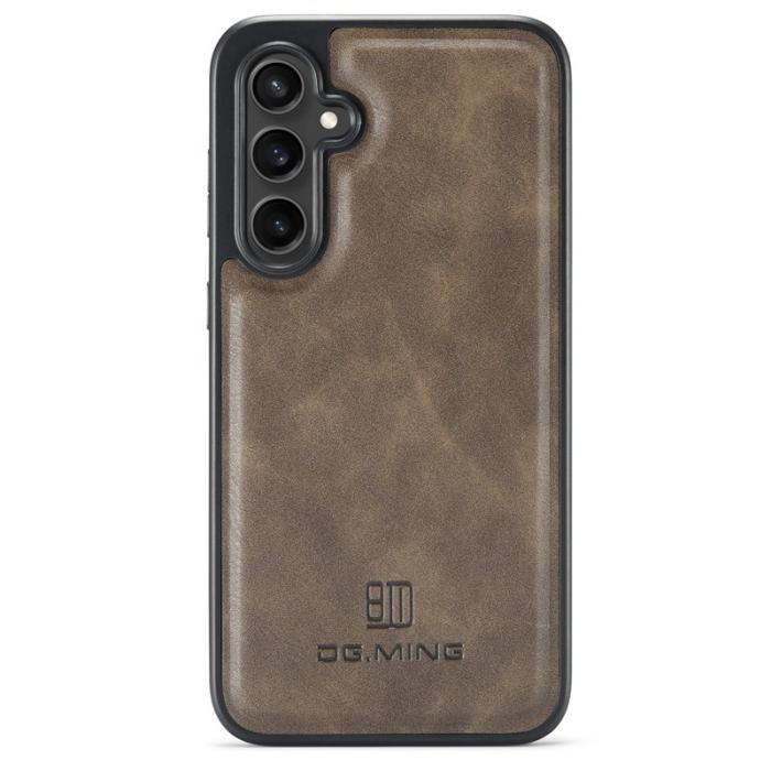 DG.MING - DG.MING Samsung Galaxy S23 FE Skal i PU-läder - Kaffe