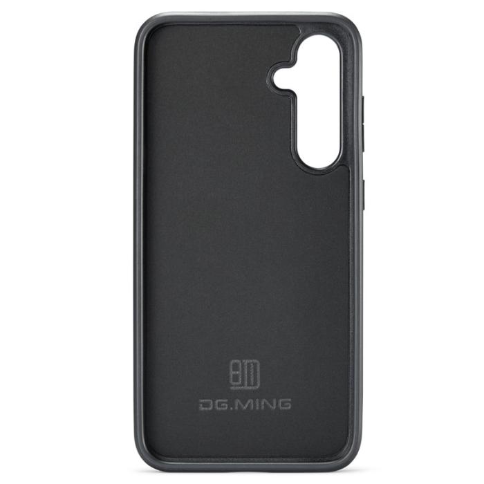 DG.MING - DG.MING Samsung Galaxy S23 FE Skal PU Läder Svart