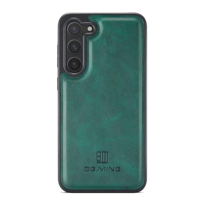 DG.MING - DG.MING Samsung Galaxy S23 Skal Läder Coated PC+TPU - Grön