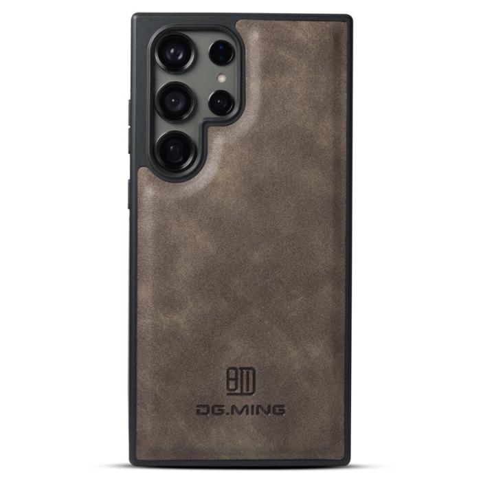 DG.MING - DG.MING Samsung Galaxy S23 Ultra Fodral PU Läder Kaffe