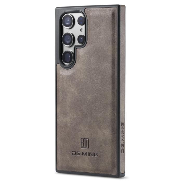 DG.MING - DG.MING Samsung Galaxy S23 Ultra Fodral PU Läder Kaffe