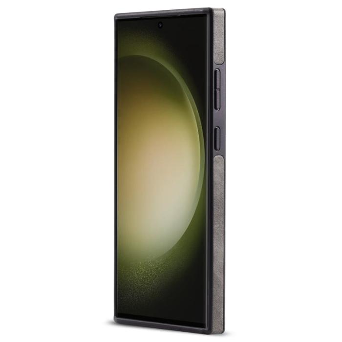 DG.MING - DG.MING Samsung Galaxy S23 Ultra Fodral PU Läder Kaffe