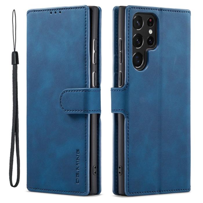 DG.MING - DG.MING Samsung Galaxy S23 Ultra Fodral Retro Blå