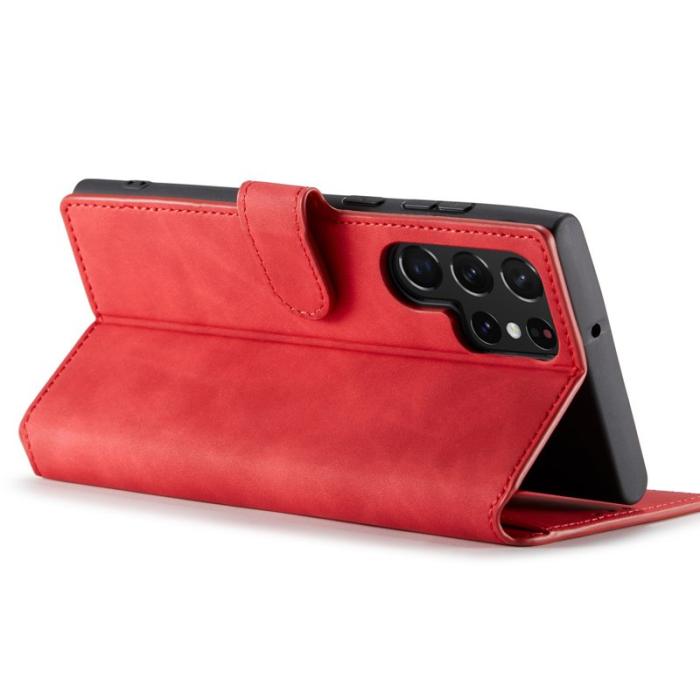 DG.MING - DG.MING Samsung Galaxy S23 Ultra Fodral Retro Röd