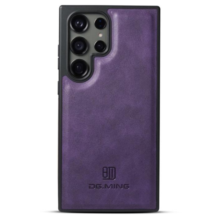 DG.MING - DG.MING Samsung Galaxy S23 Ultra Skal PU Läder+PC+TPU - Lila