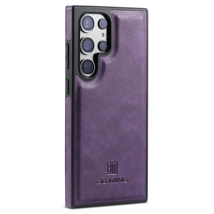 DG.MING - DG.MING Samsung Galaxy S23 Ultra Skal PU Läder+PC+TPU - Lila