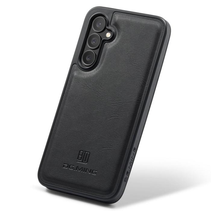 DG.MING - DG.MING Samsung Galaxy S24 FE Skal Anti-Drop Läder Svart