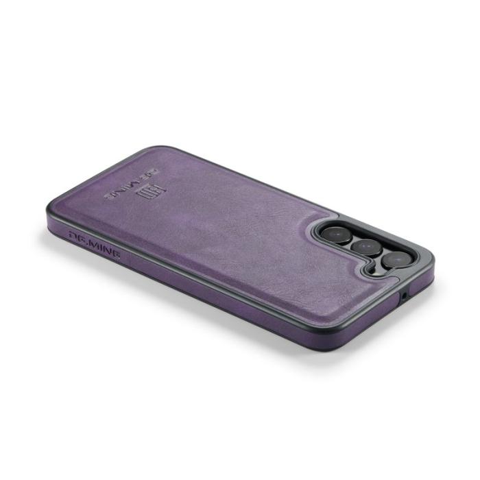 DG.MING - DG.MING Samsung Galaxy S24+ Skal Anti-Drop Läder - Lila