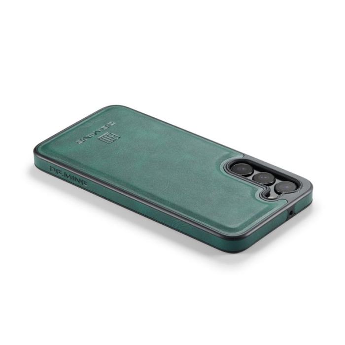 DG.MING - DG.MING Samsung Galaxy S24 Skal Anti-Drop PU Läder Grön