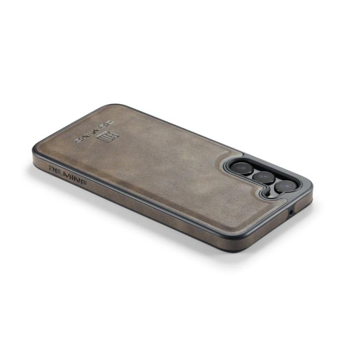 DG.MING - DG.MING Samsung Galaxy S24 Skal Anti-Drop PU Läder - Kaffe