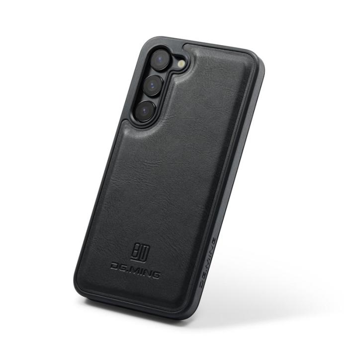 DG.MING - DG.MING Samsung Galaxy S24+ Skal Anti-Drop PU Läder Svart