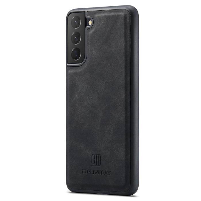 DG.MING - DG.MING Samsung Galaxy S24 Skal PU Läder Coated - Svart