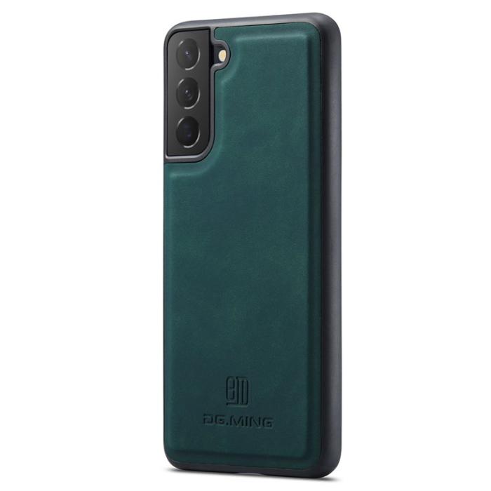 DG.MING - DG.MING Samsung Galaxy S24 Skal PU Läder Grön