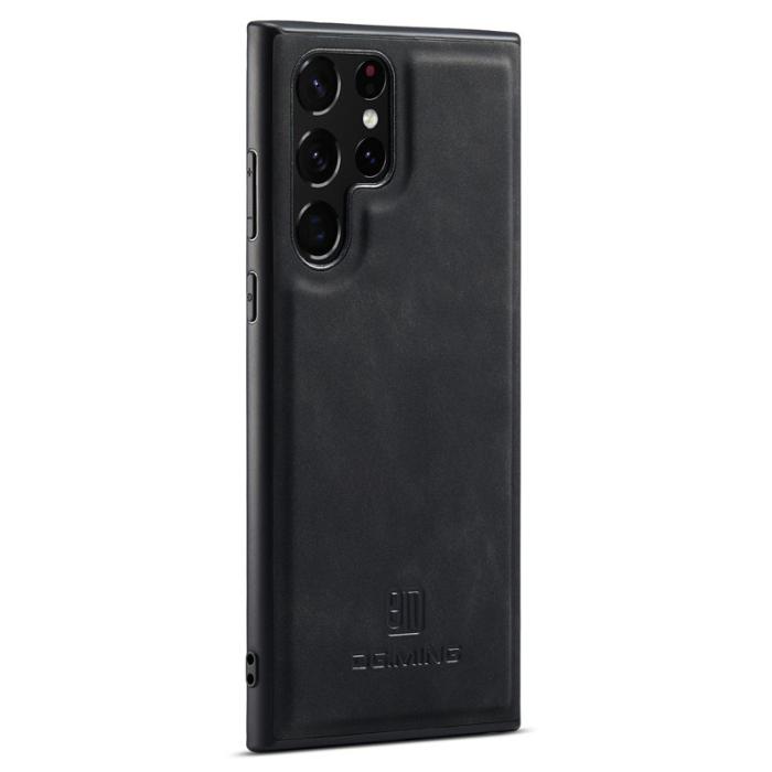 DG.MING - DG.MING Samsung Galaxy S24 Ultra Fodral Läder+PC+TPU Svart