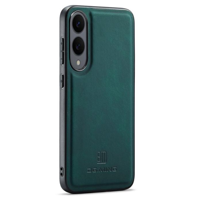 DG.MING - DG.MING Samsung Galaxy S25 Edge Skal PU Läder Grön