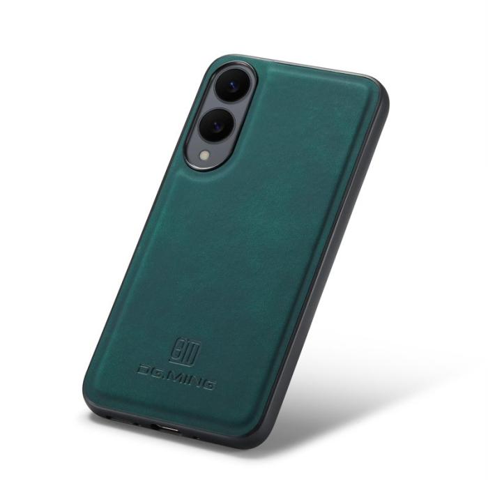 DG.MING - DG.MING Samsung Galaxy S25 Edge Skal PU Läder Grön