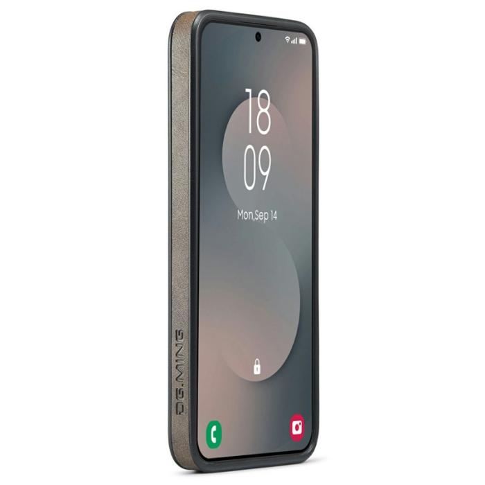DG.MING - DG.MING Samsung Galaxy S25 FE Skal Anti-Drop Läder Kaffe