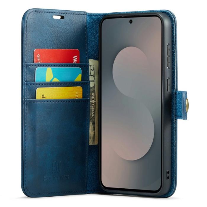 DG.MING - DG.MING Samsung Galaxy S25 FE Skal Detachable Läder - Blå
