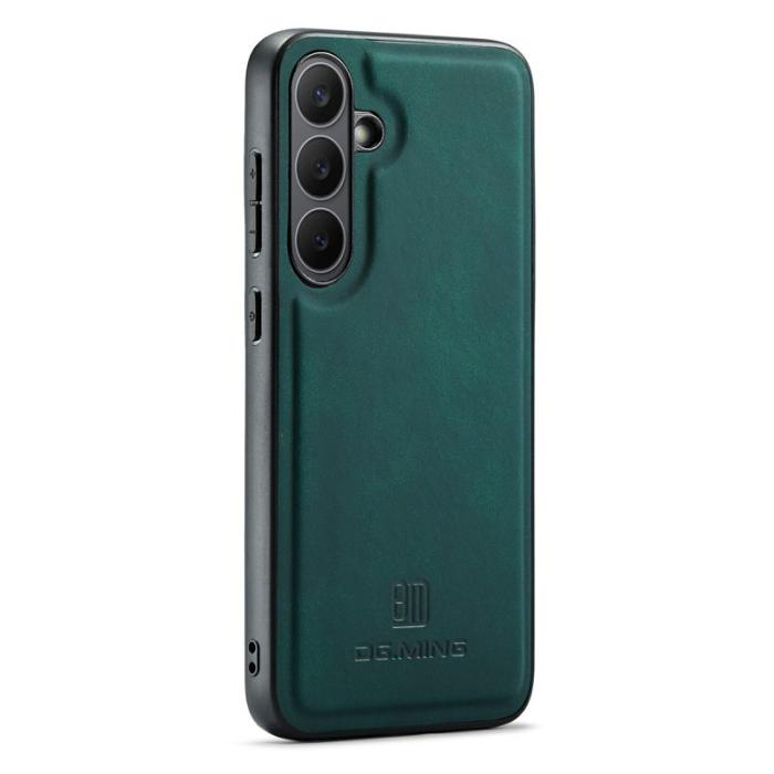 DG.MING - DG.MING Samsung Galaxy S25 FE Skal PU Läder Grön