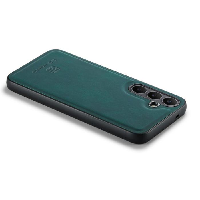 DG.MING - DG.MING Samsung Galaxy S25 FE Skal PU Läder Grön