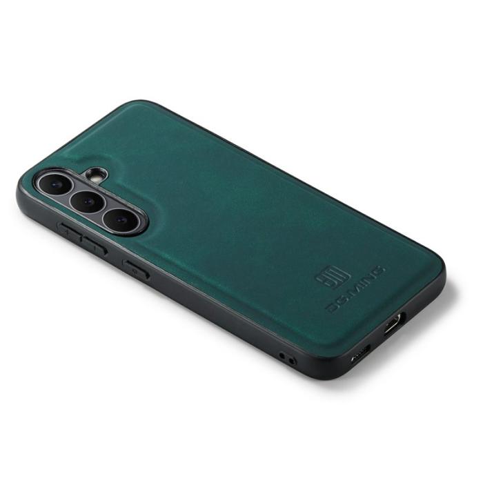 DG.MING - DG.MING Samsung Galaxy S25 FE Skal PU Läder Grön