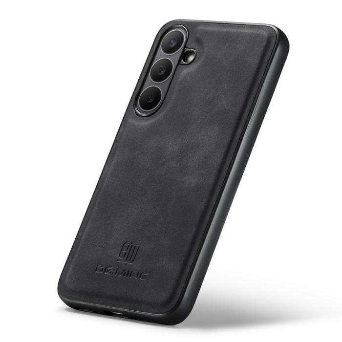 DG.MING - DG.MING Samsung Galaxy S25 FE Skal PU Läder Hybrid - Svart