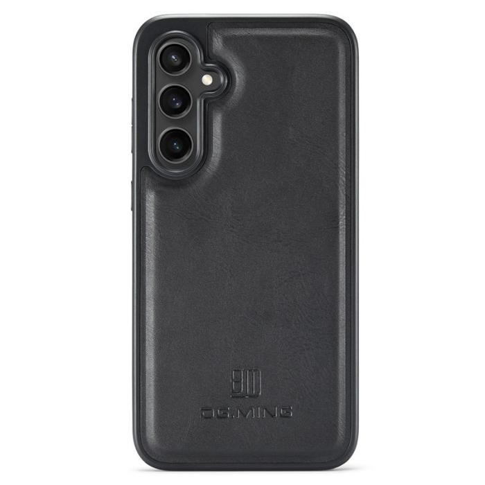 DG.MING - DG.MING Samsung Galaxy S25 Skal Anti-Drop Läder Svart