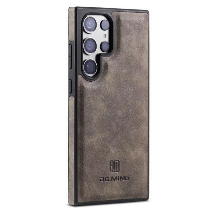 DG.MING - DG.MING Samsung Galaxy S25 Ultra Skal Anti-Drop Läder Kaffe